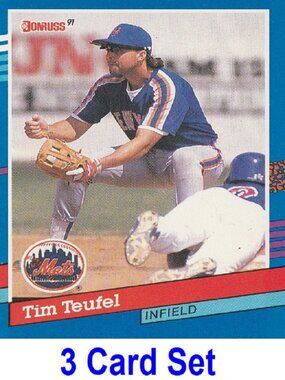Tim Teufel Baseball Card Collection